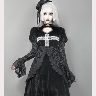 Lace Gothic Dress OP by Blood Supply (BSY88)